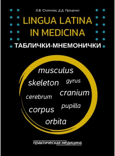 Lingua Latina in medicina. Таблички-мнемонички. КАРТОЧКИ (33 шт)