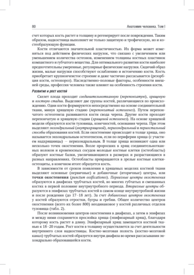 Анатомия человека. Учебник. В 2-х томах. Том I — изображение 2